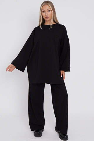 BASIC CO-ORD SET BLACK