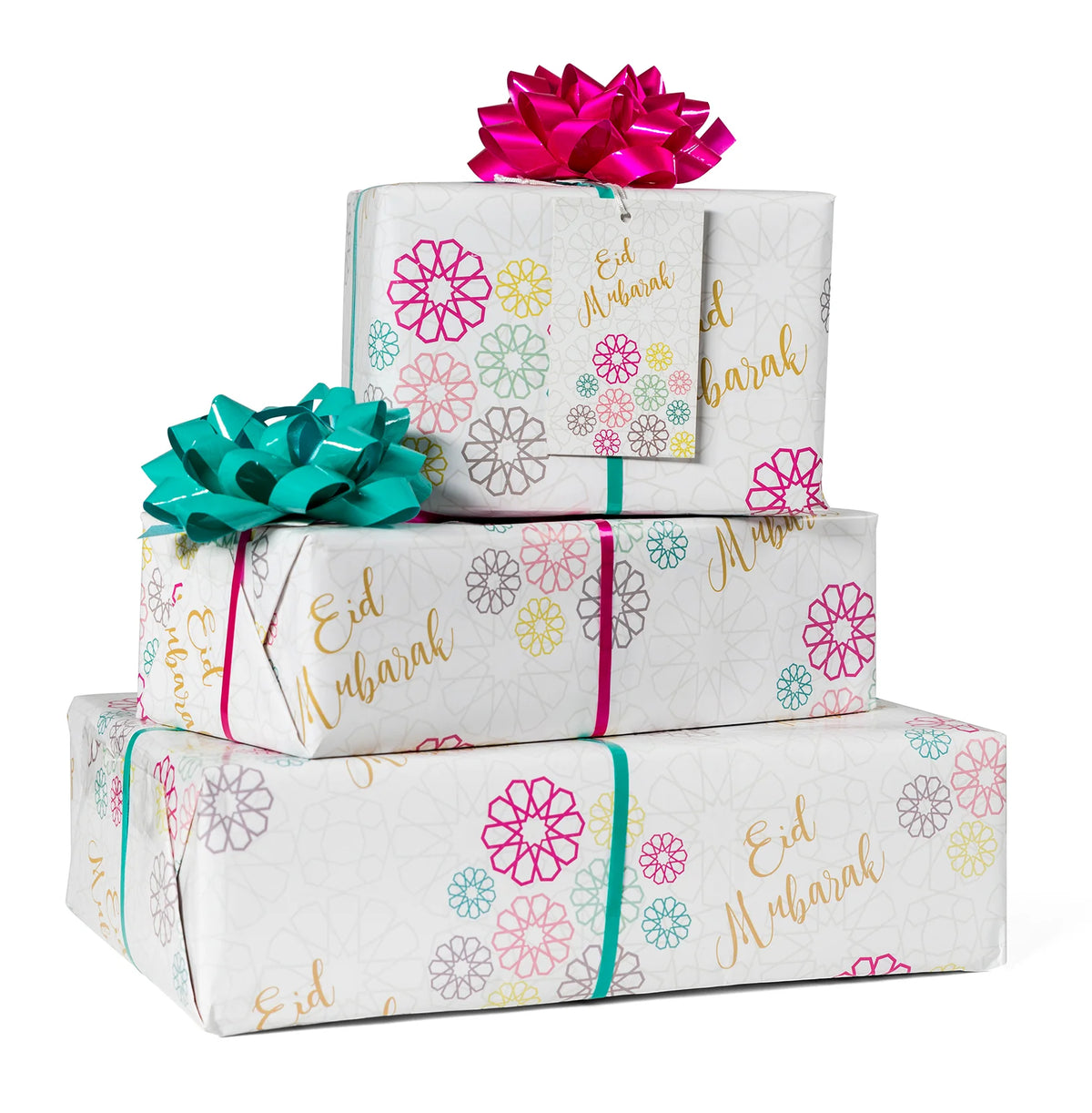 Eid Mubarak Gift Wrap and Tag