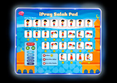 Light Up iPray Salah Pad – Blue