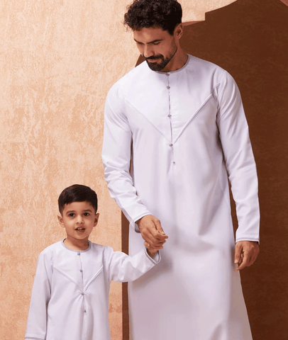 Faris Emirati White Thobe