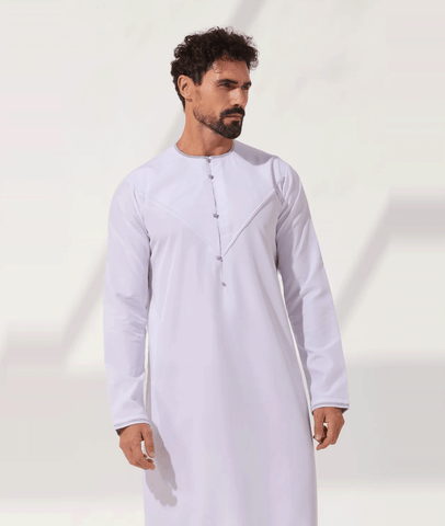 Faris Emirati White Thobe